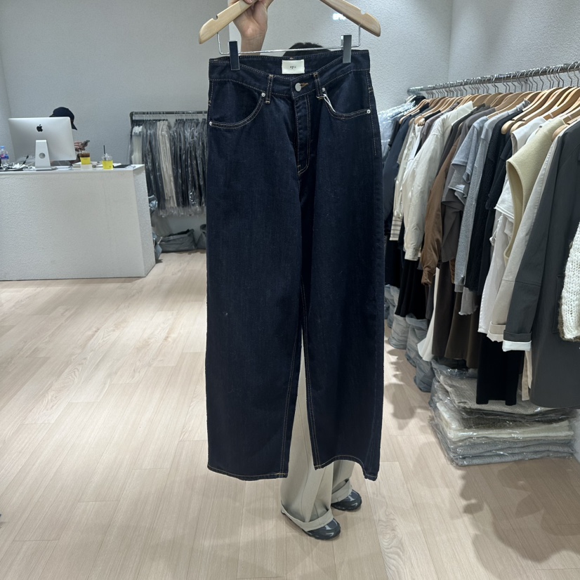EPIC-S韓國直郵㊣女士新品真品時尚職業人氣休閑25秋冬牛仔褲EPIC-S牛仔褲圖色1