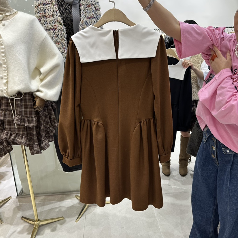JENNY 1976韓國直郵㊣女裝新款時尚真品職業25秋冬人氣連衣裙JENNY 1976連衣裙