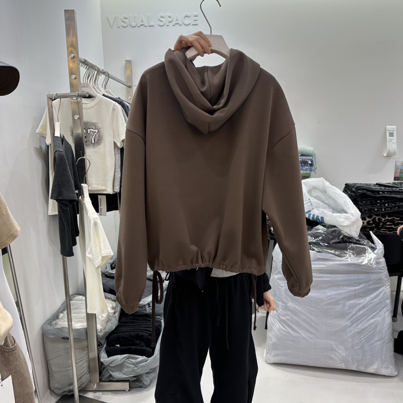 VISUAL SPACE東大門㊣直郵女裝新款時尚職業人氣夾克拉鏈兜帽VISUAL SPACE夾克