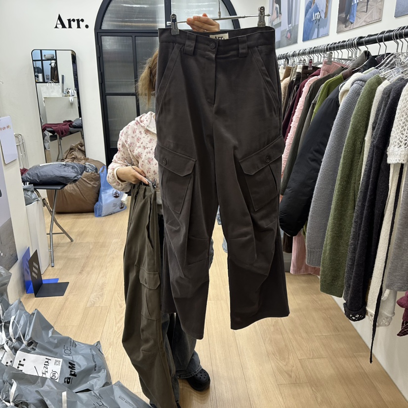 ARR東大門㊣代購女裝新品人氣推薦休閑25秋冬時尚熱賣休閑褲ARR休閑褲圖色2