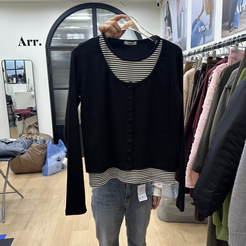 ARR東大門㊣實拍女裝新品職業時尚真品人氣25秋冬套裝兩件套開衫ARR套裝圖色2