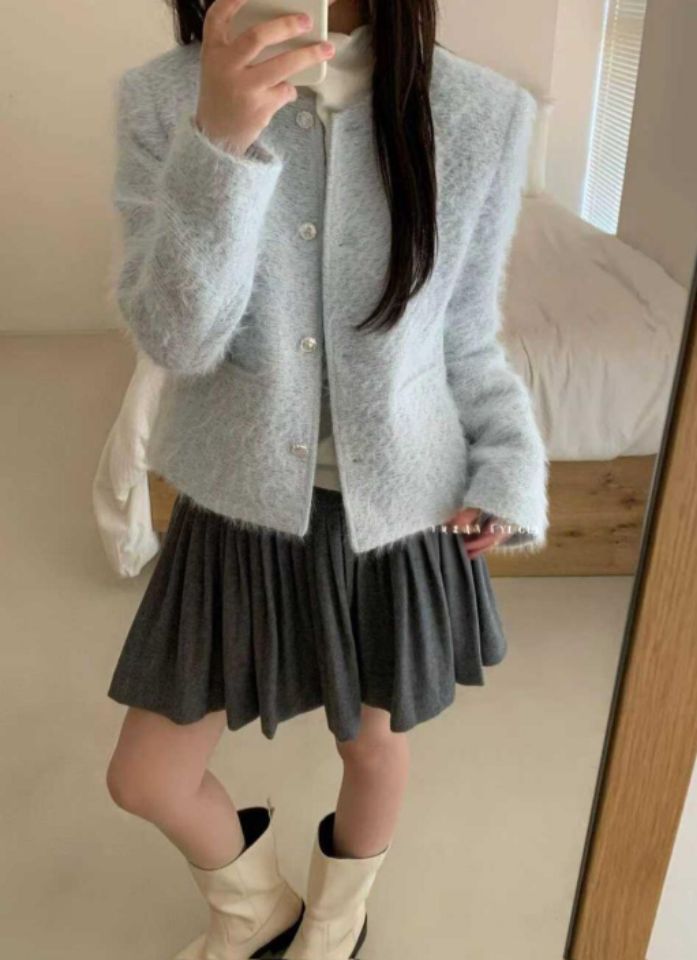 BOBBIE DOLL韓國直郵㊣女士新款25秋冬熱賣休閑人氣真品夾克BOBBIE DOLL夾克