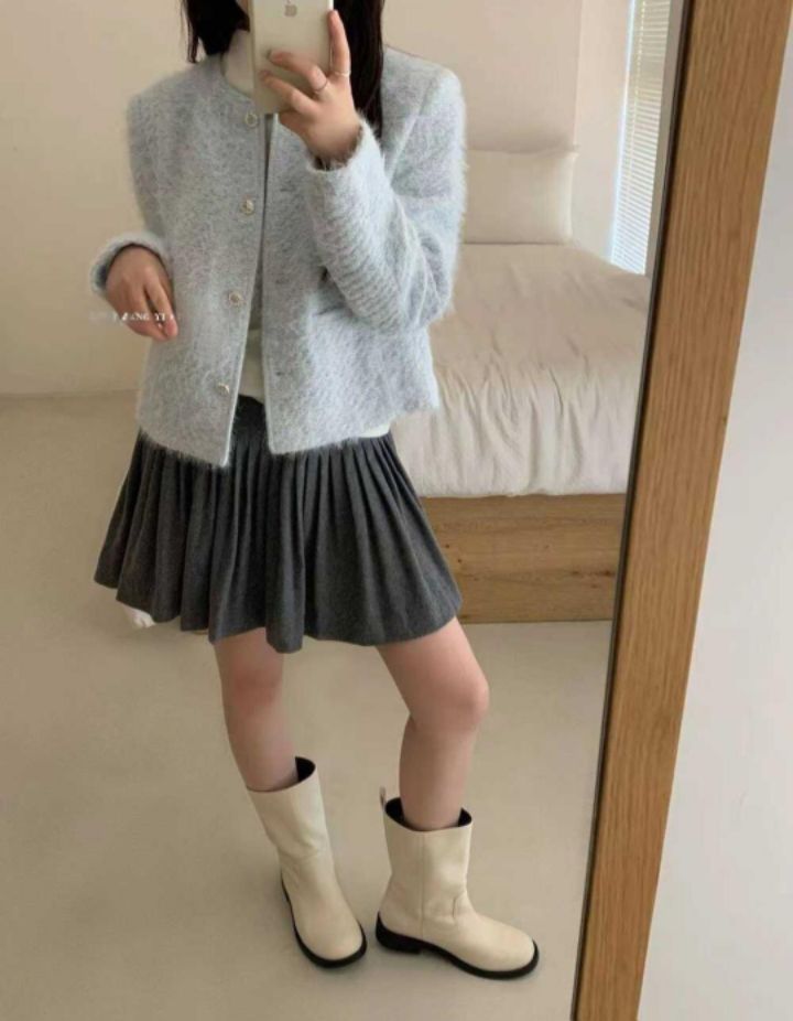BOBBIE DOLL韓國直郵㊣女士新款25秋冬熱賣休閑人氣真品夾克BOBBIE DOLL夾克