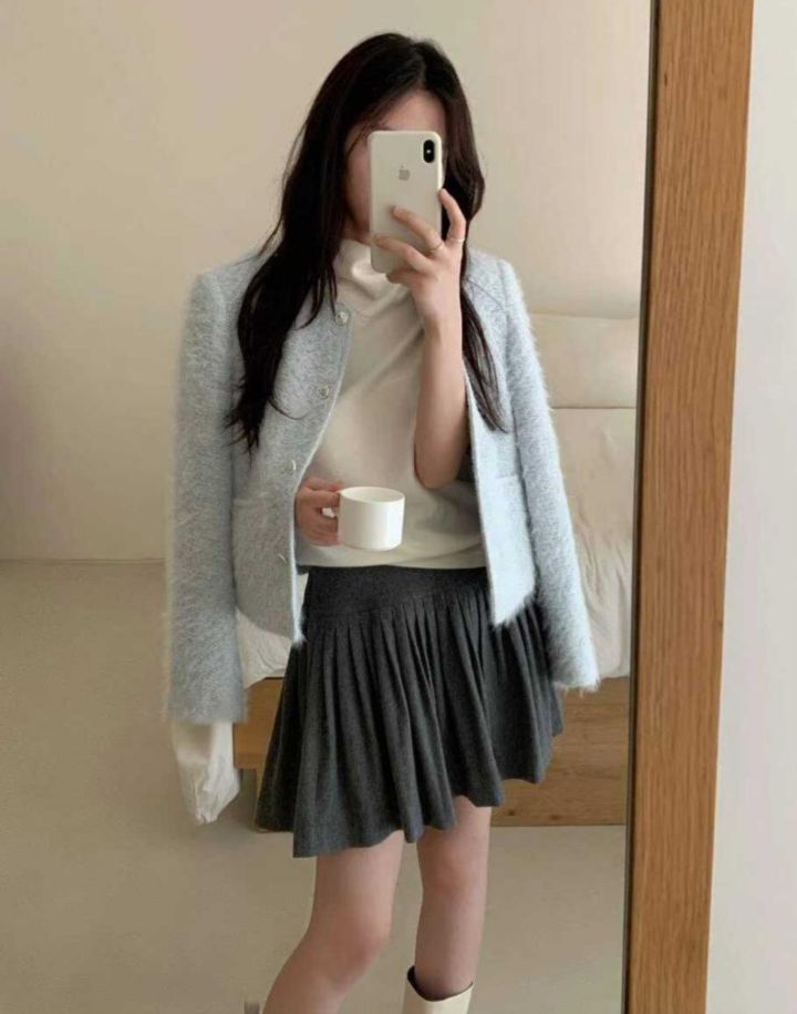 BOBBIE DOLL韓國直郵㊣女士新款25秋冬熱賣休閑人氣真品夾克BOBBIE DOLL夾克