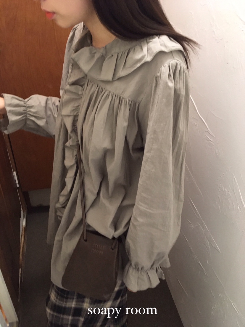 SOAPYROOM韓國直郵㊣女裝新款時尚真品推薦人氣熱賣襯衫蕾絲衫SOAPYROOM襯衫/蕾絲衫