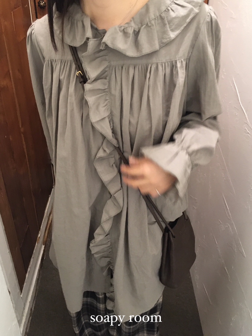 SOAPYROOM韓國直郵㊣女裝新款時尚真品推薦人氣熱賣襯衫蕾絲衫SOAPYROOM襯衫/蕾絲衫