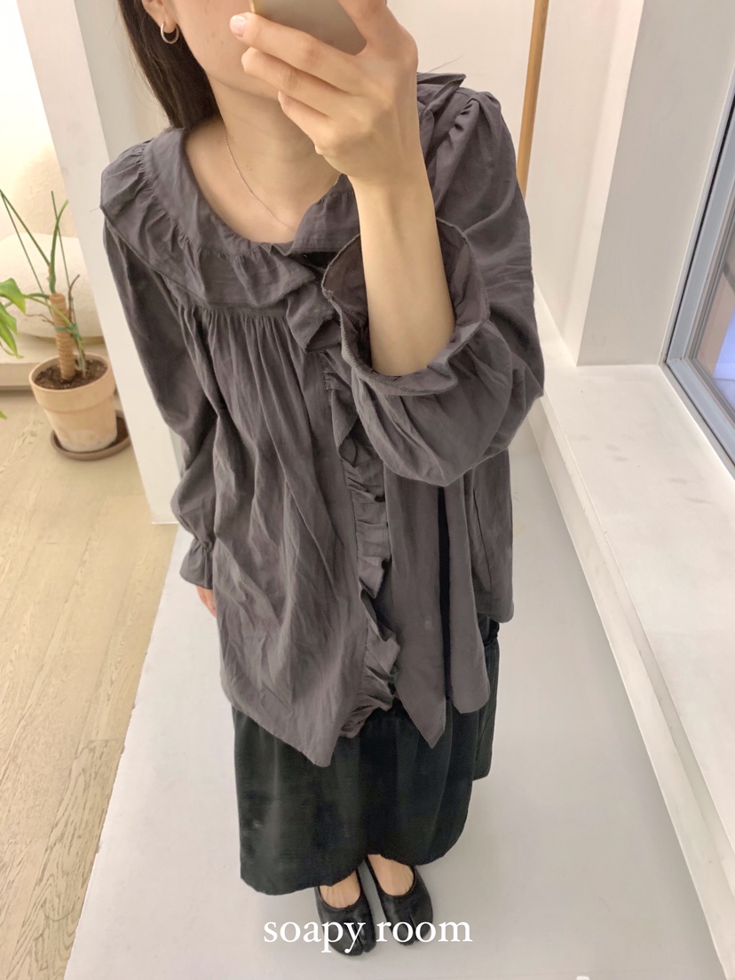 SOAPYROOM韓國直郵㊣女裝新款時尚真品推薦人氣熱賣襯衫蕾絲衫SOAPYROOM襯衫/蕾絲衫