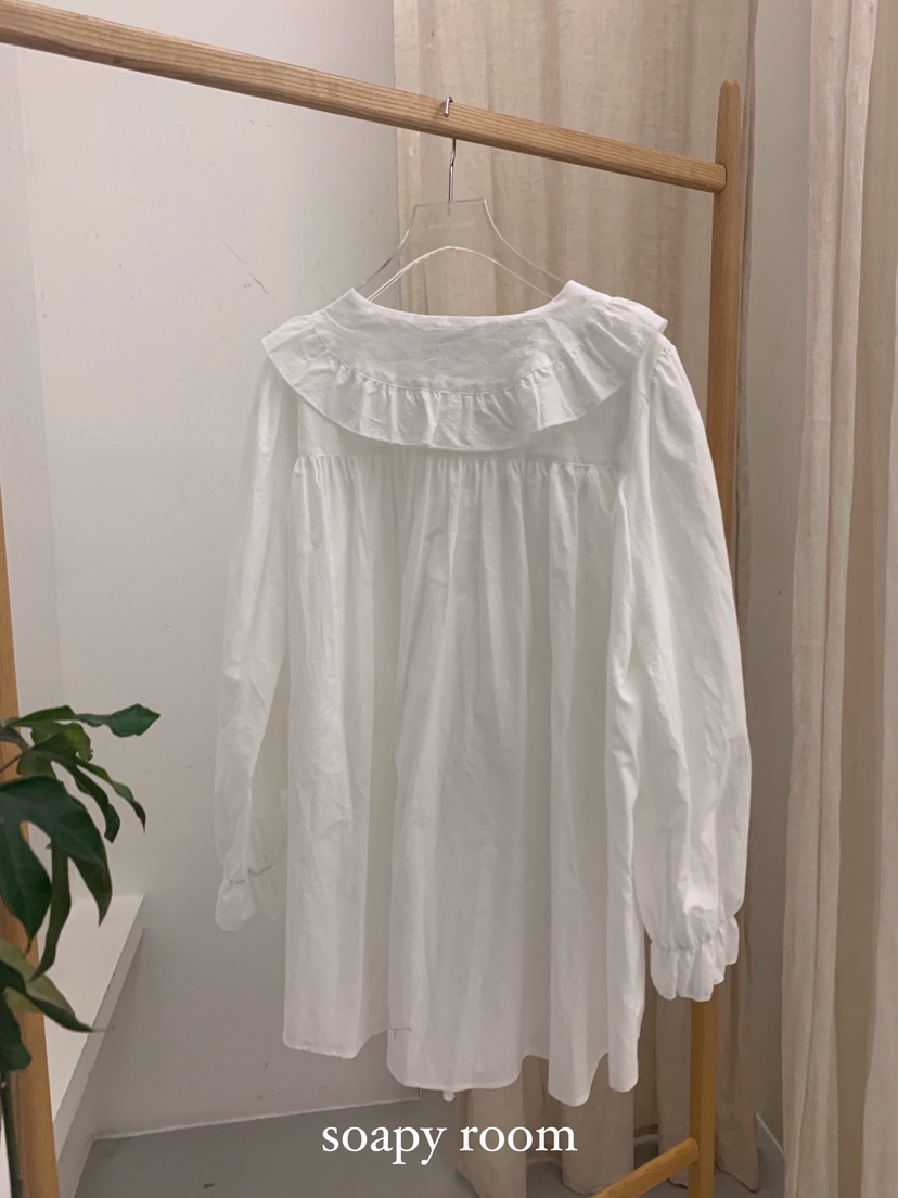 SOAPYROOM韓國直郵㊣女裝新款時尚真品推薦人氣熱賣襯衫蕾絲衫SOAPYROOM襯衫/蕾絲衫