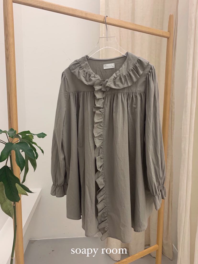SOAPYROOM韓國直郵㊣女裝新款時尚真品推薦人氣熱賣襯衫蕾絲衫SOAPYROOM襯衫/蕾絲衫圖色2