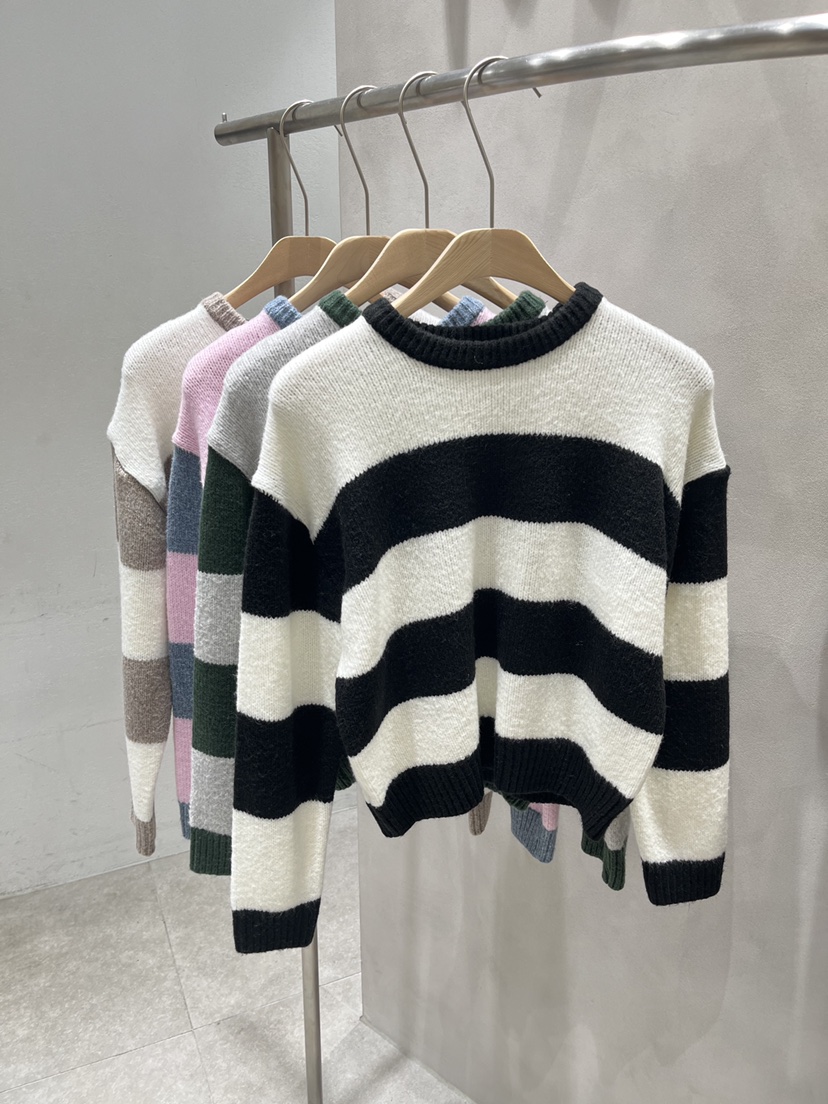 EVERCOMMERCE METICULOUSLY DESIGNED韓國直郵㊣女士新品25秋冬針織衫EVERCOMMERCE針織衫