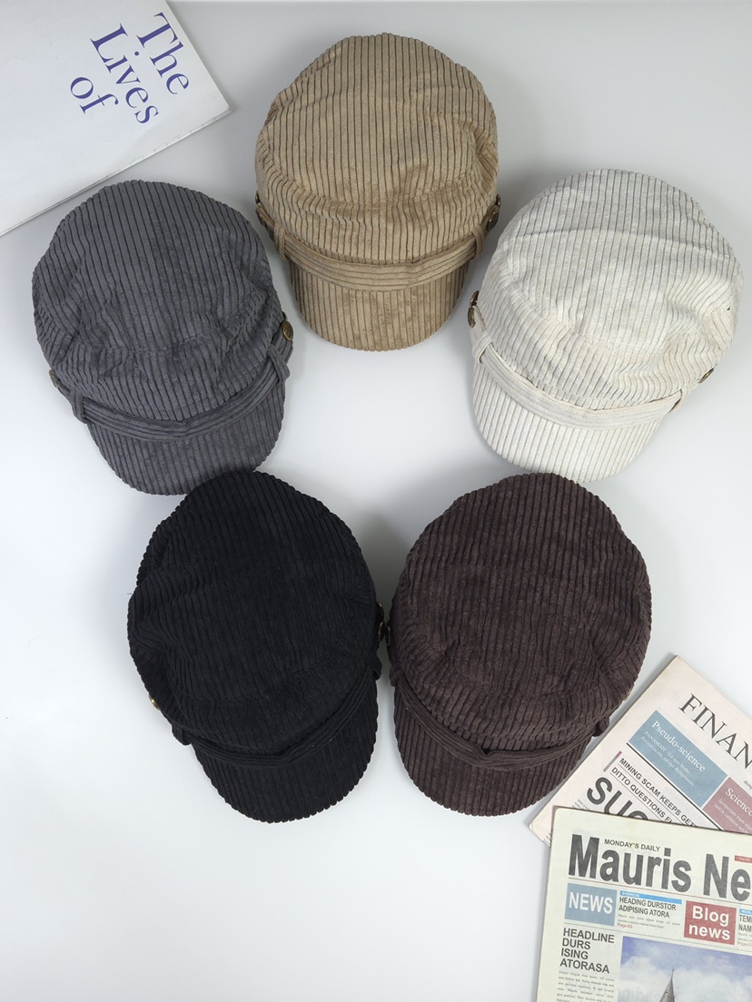 THE HAT-P東大門㊣實拍女裝新品職業人氣熱賣帽子海軍紐扣THE HAT帽子