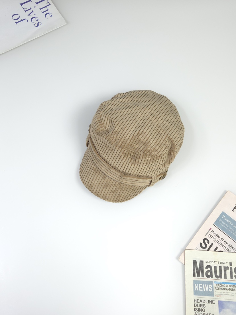 THE HAT-P東大門㊣實拍女裝新品職業人氣熱賣帽子海軍紐扣THE HAT帽子圖色2
