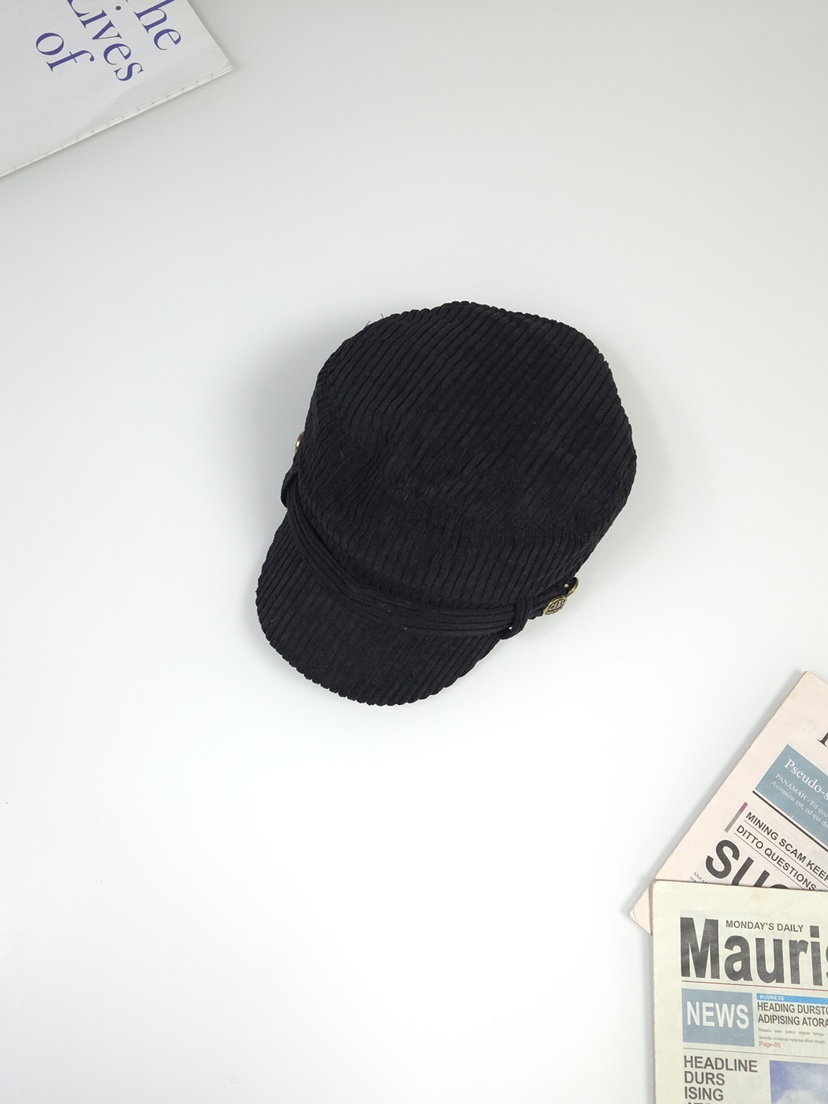 THE HAT-P東大門㊣實拍女裝新品職業人氣熱賣帽子海軍紐扣THE HAT帽子圖色4