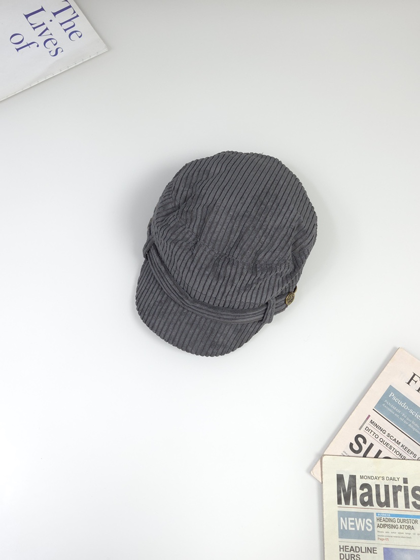 THE HAT-P東大門㊣實拍女裝新品職業人氣熱賣帽子海軍紐扣THE HAT帽子圖色5