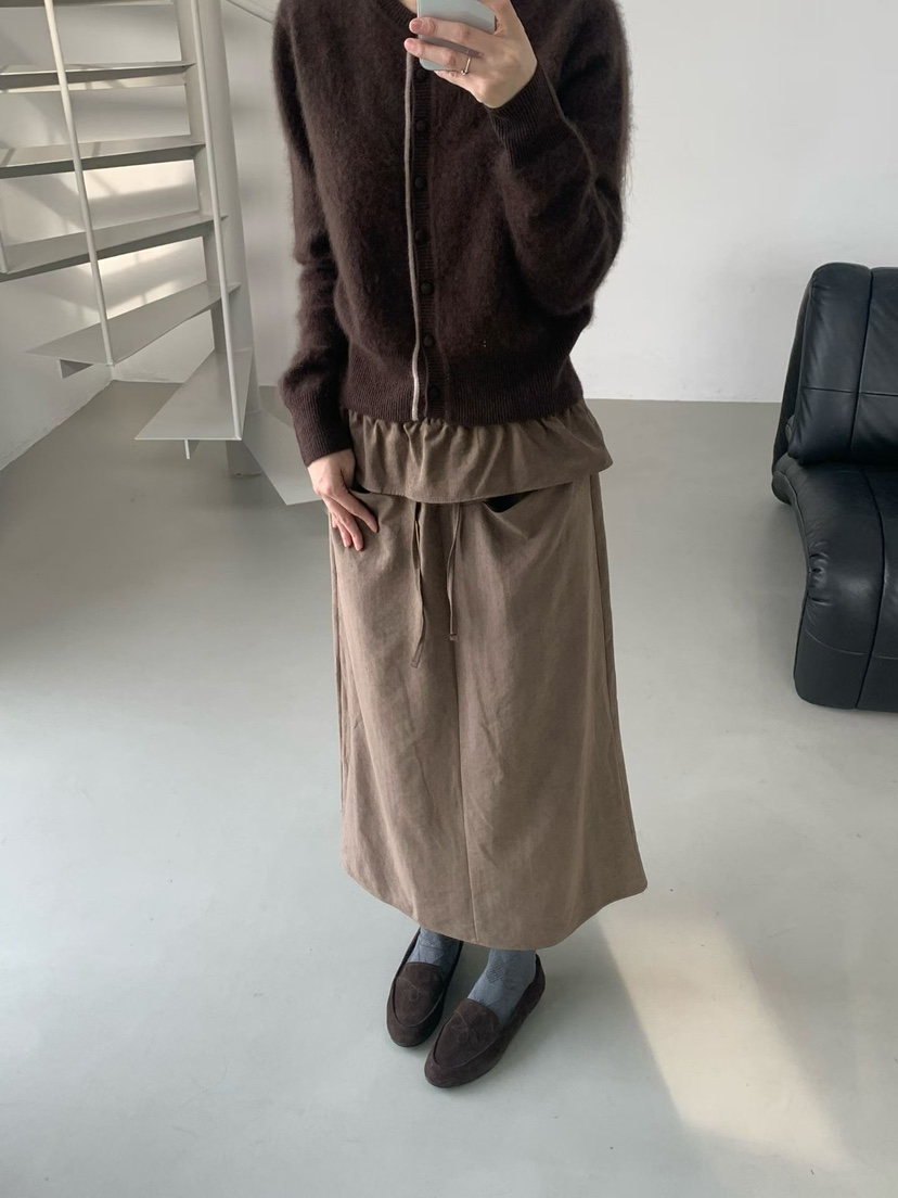 TAF韓國直郵㊣女裝新款推薦熱賣人氣休閑職業真品25秋冬長裙TAF長裙