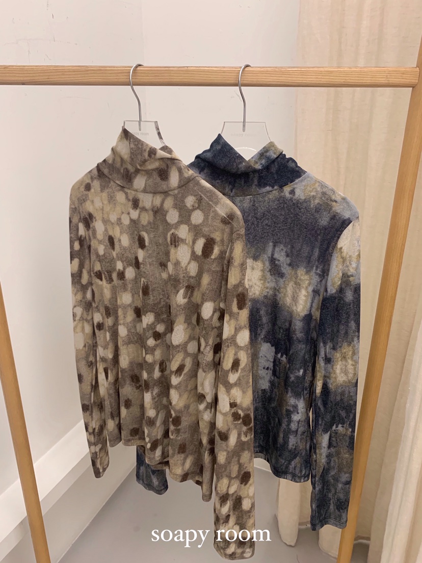 SOAPYROOM東大門㊣代購女裝新款人氣推薦休閑職業長袖T恤高領SOAPYROOM長袖T恤