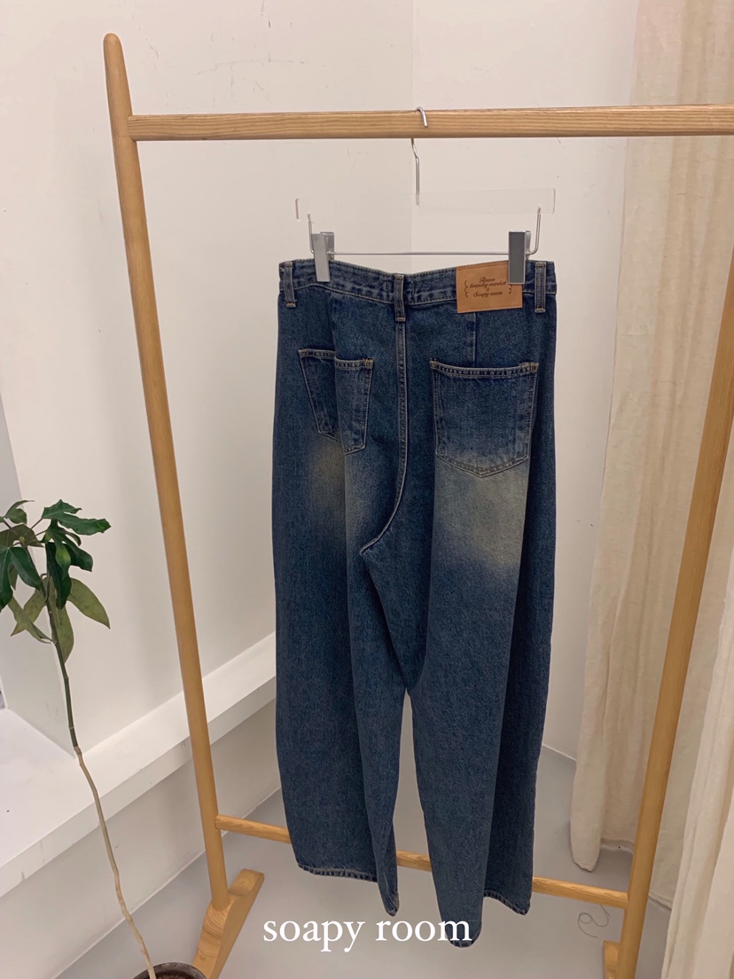 SOAPYROOM東大門㊣直郵女士新品25秋冬休閑職業熱賣人氣牛仔褲SOAPYROOM牛仔褲