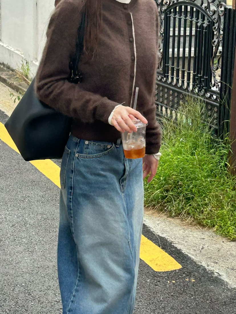 TAF韓國代購㊣女士新款時尚休閑推薦25秋冬真品職業人氣針織衫TAF針織衫
