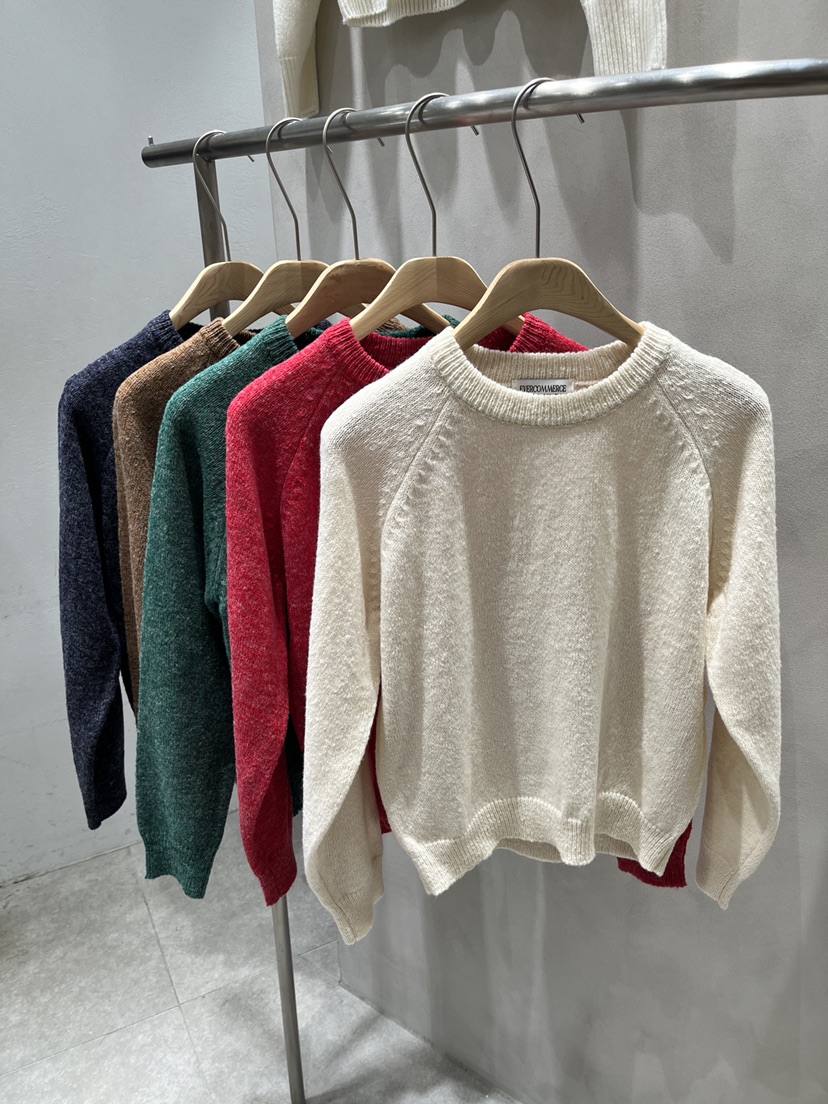 EVERCOMMERCE METICULOUSLY DESIGNED東大門㊣代購女士新品25秋冬針織衫EVERCOMMERCE針織衫