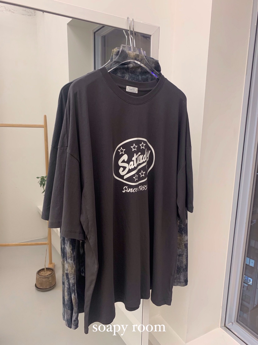 SOAPYROOM韓國直郵㊣女士新品休閑人氣職業熱賣真品25秋冬T恤SOAPYROOMT恤