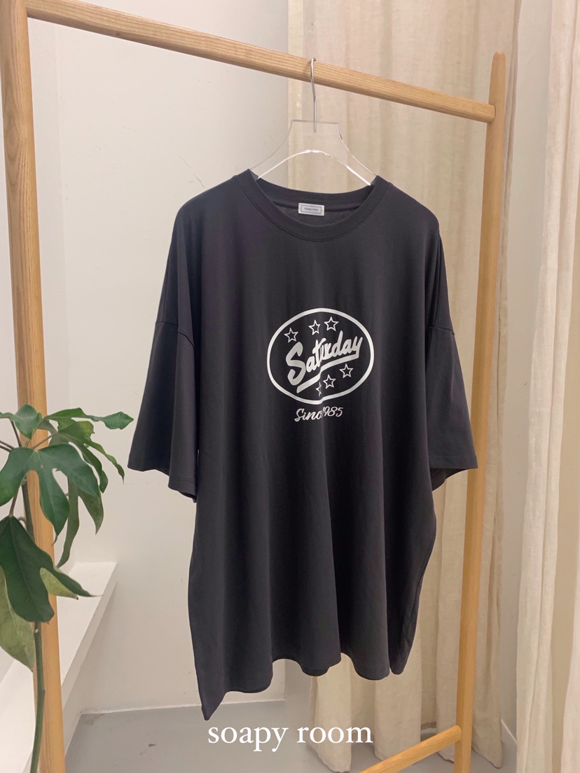 SOAPYROOM韓國直郵㊣女士新品休閑人氣職業熱賣真品25秋冬T恤SOAPYROOMT恤圖色2