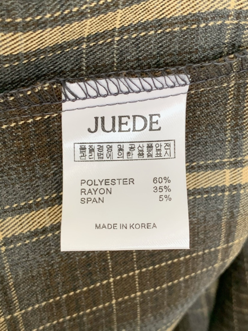 JUEDE東大門㊣直郵女士新款推薦襯衫蕾絲衫格紋JUEDE襯衫/蕾絲衫