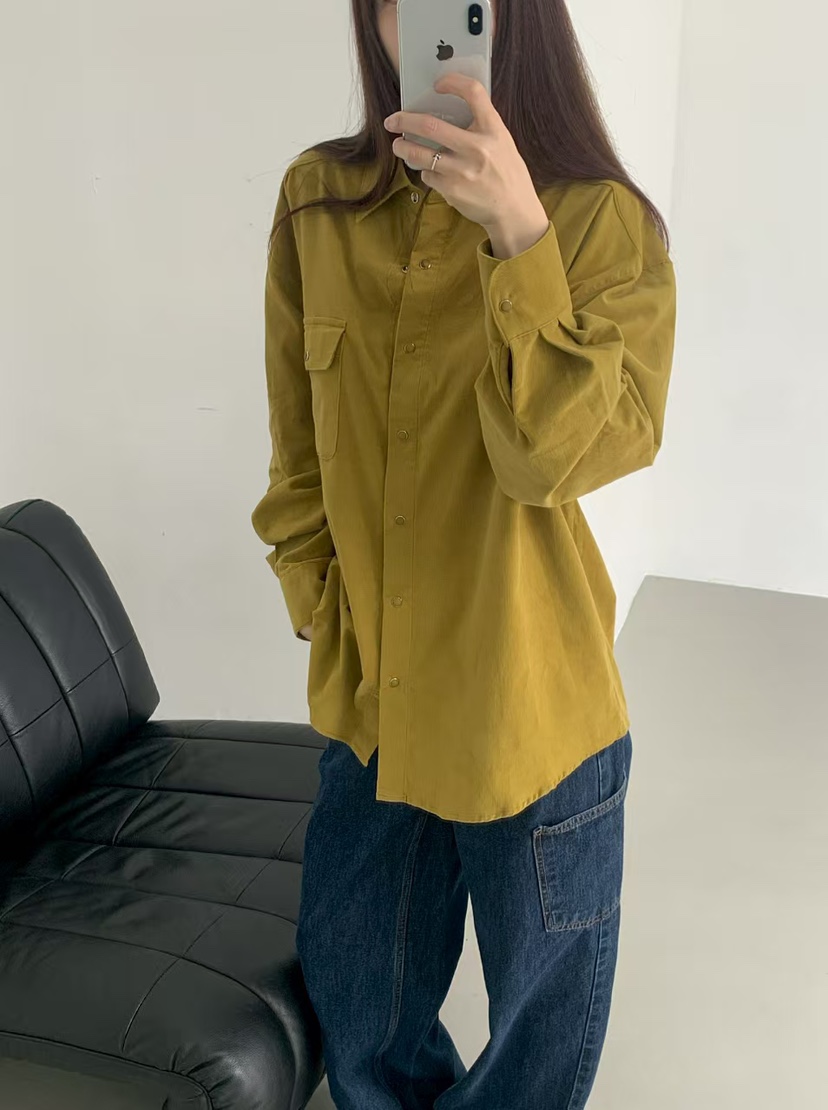 TAF韓國代購㊣女士新款職業人氣熱賣休閑推薦25秋冬襯衫蕾絲衫TAF襯衫/蕾絲衫