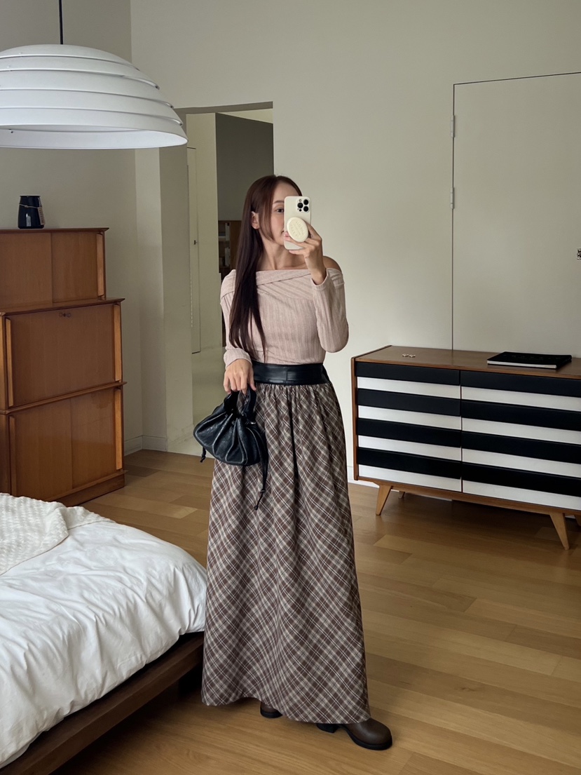 BOLD東大門㊣實拍女士新品職業25秋冬真品推薦時尚熱賣長裙BOLD長裙