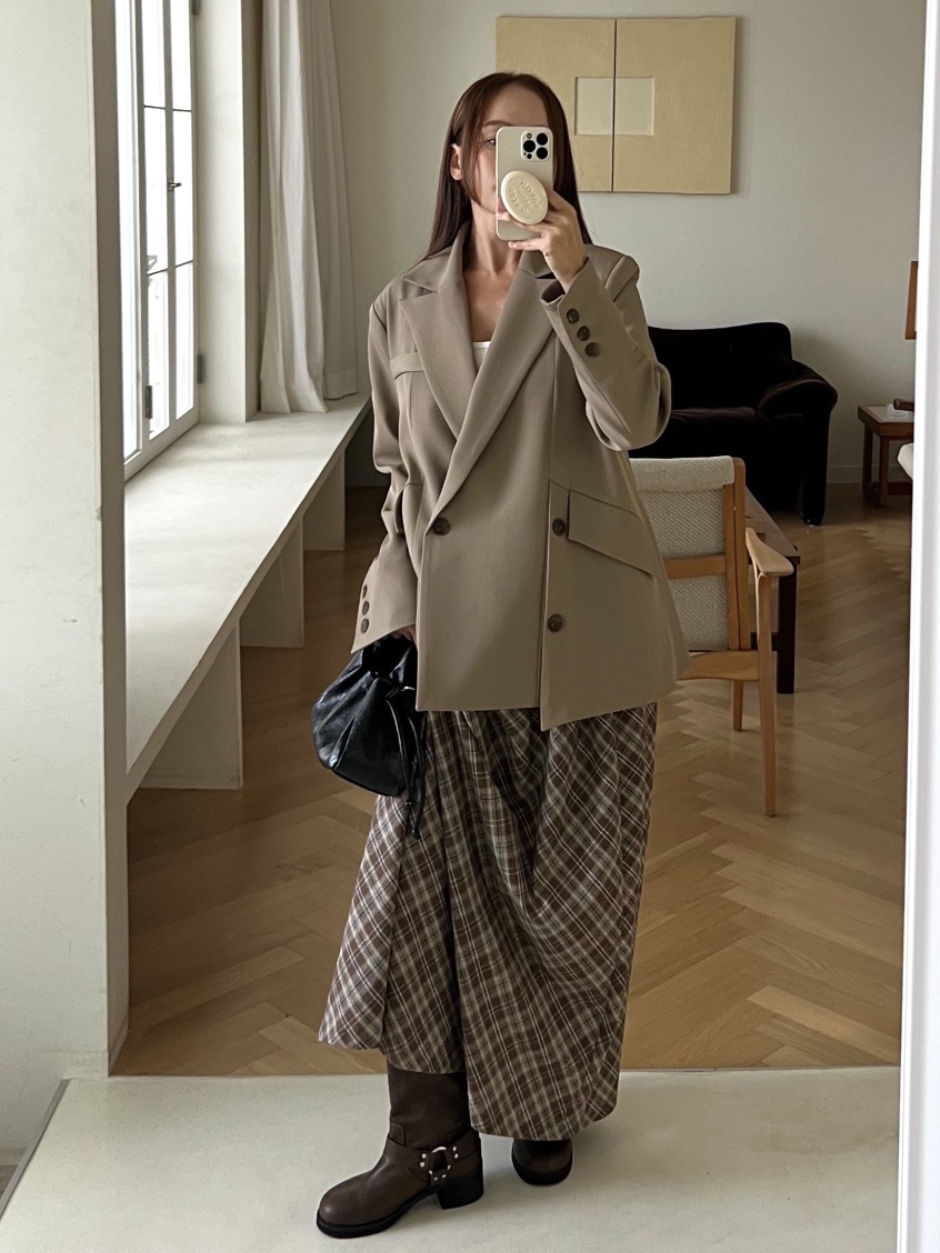 BOLD東大門㊣實拍女士新品職業25秋冬真品推薦時尚熱賣長裙BOLD長裙