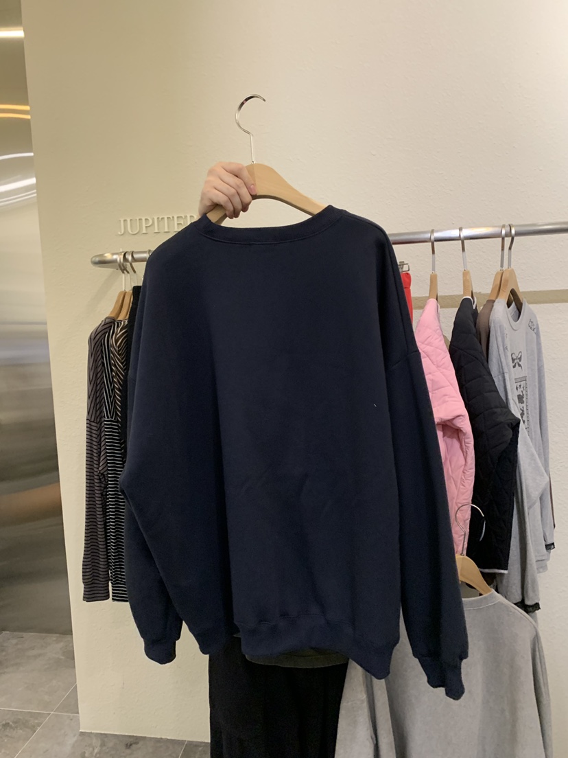 JUPITER東大門㊣直郵女士新品真品推薦時尚25秋冬休閑衛衣刺繡JUPITER衛衣