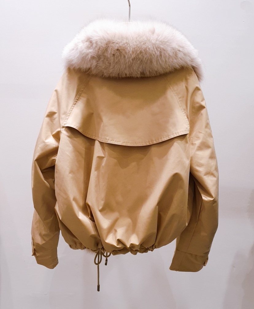 AWESOME-P東大門㊣直郵女裝新品休閑25秋冬熱賣夾克狐貍夾棉AWESOME-P夾克