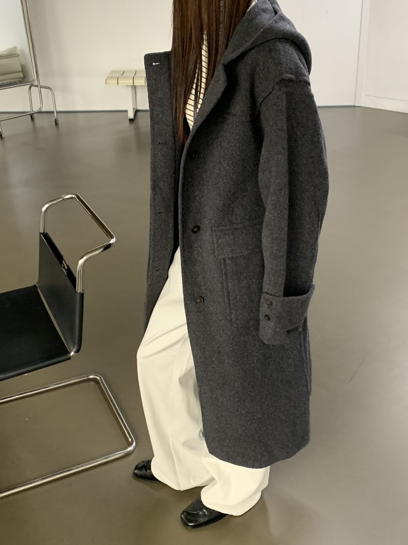 RIVER RAIN東大門㊣實拍女士新品職業推薦真品人氣中長款大衣RIVER RAIN中長款大衣