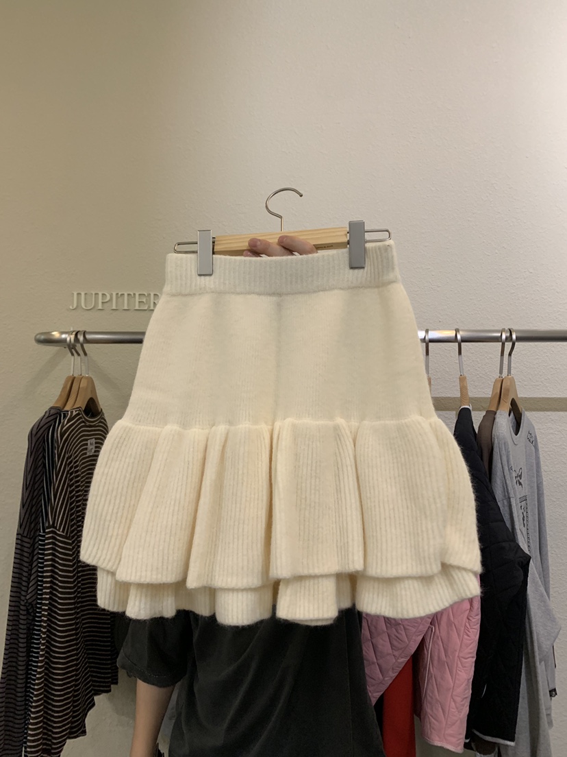 JUPITER韓國代購㊣女裝新品時尚熱賣休閑25秋冬職業真品短裙JUPITER短裙
