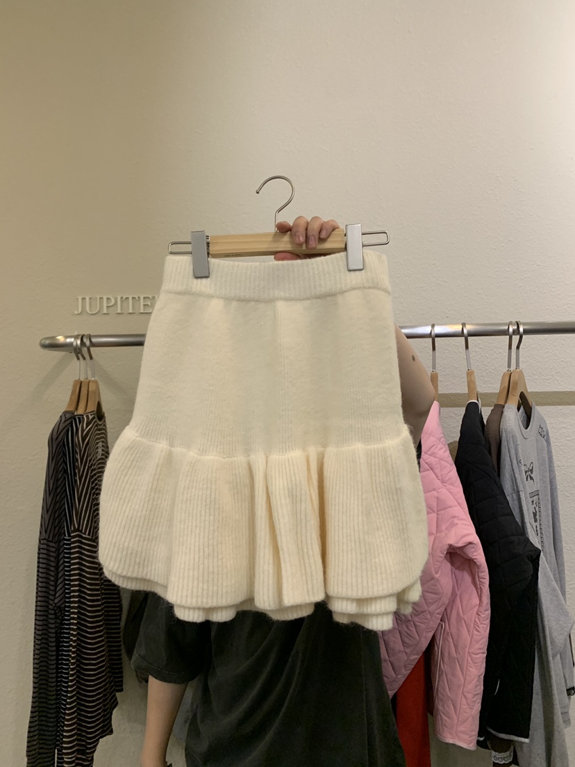JUPITER韓國代購㊣女裝新品時尚熱賣休閑25秋冬職業真品短裙JUPITER短裙圖色1