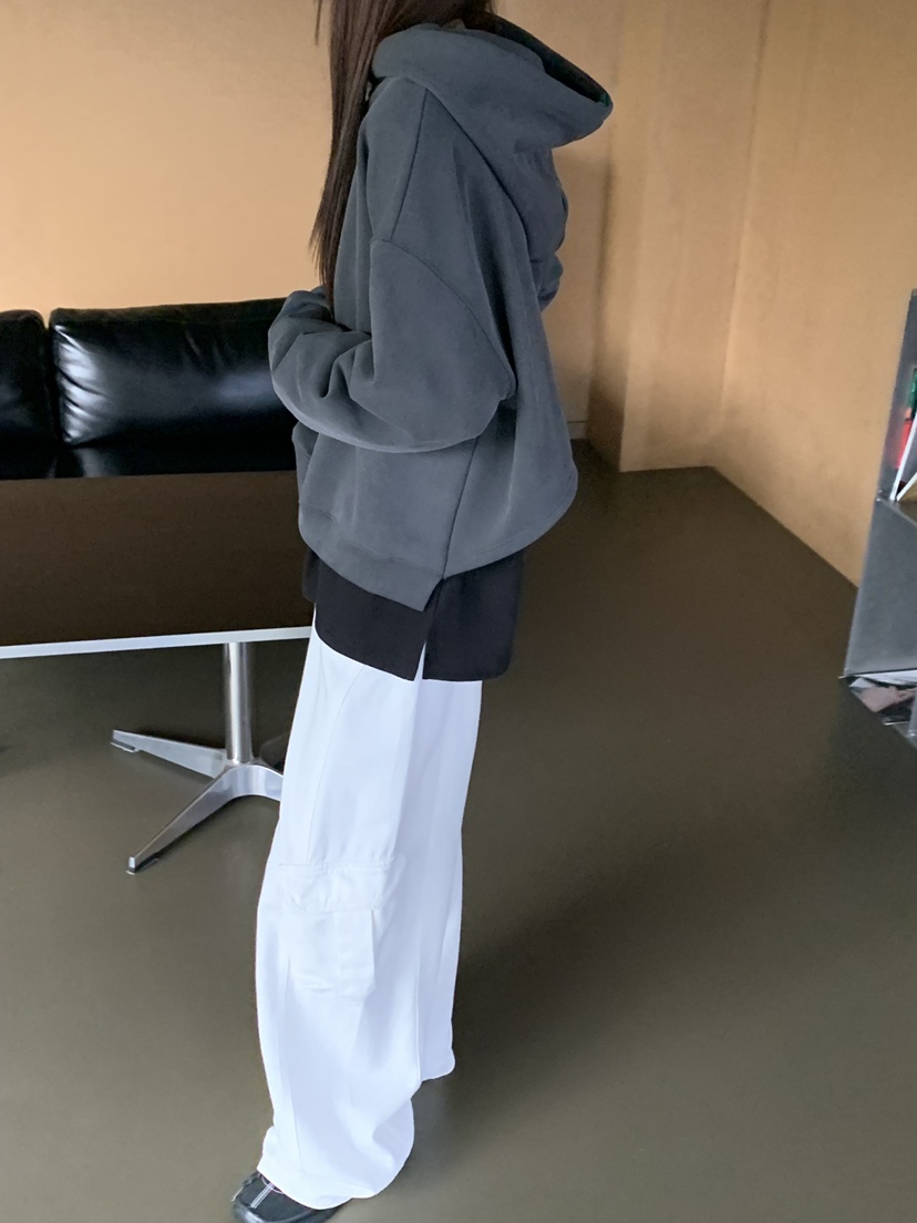 RIVER RAIN東大門㊣實拍女士新品25秋冬熱賣時尚衛衣兜帽寬松RIVER RAIN衛衣