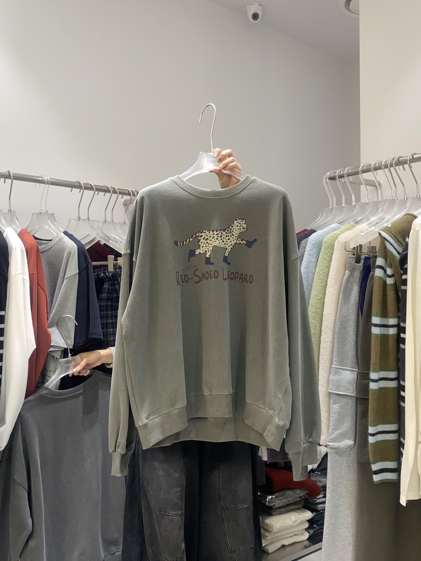 LOOKK韓國代購㊣女士新品時尚人氣推薦職業休閑25秋冬真品衛衣LOOKK衛衣圖色3
