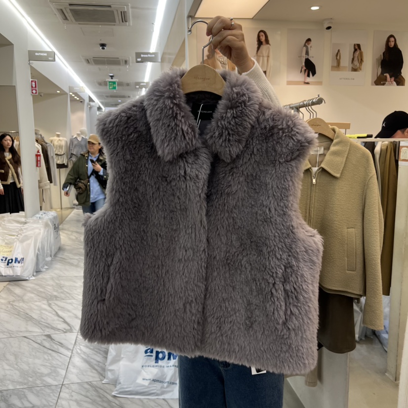 AFTERGLOW韓國代購㊣女士新品25秋冬真品熱賣休閑職業時尚馬甲AFTERGLOW馬甲圖色3