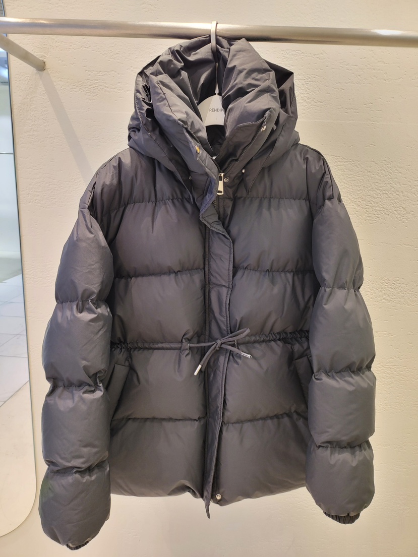 空東大門㊣實拍女裝新品推薦25秋冬真品熱賣短款羽絨服腰帶THE OTHER短款羽絨服圖色3