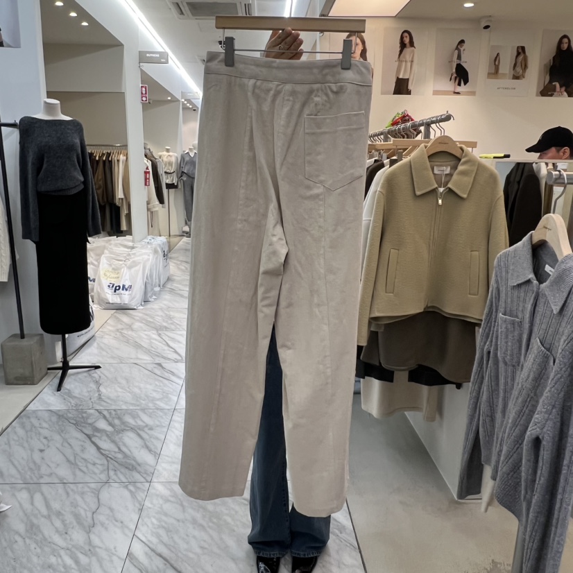 AFTERGLOW韓國代購㊣女士新品人氣推薦時尚真品職業休閑褲紐扣AFTERGLOW休閑褲