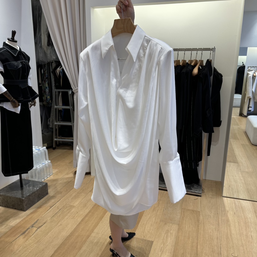 VAN NZILL東大門㊣代購女士新品時尚職業25秋冬襯衫蕾絲衫VAN NZILL襯衫/蕾絲衫