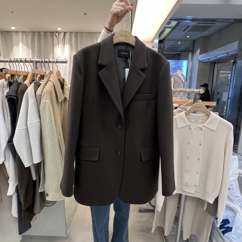 AFTERGLOW東大門㊣代購女裝新品25秋冬時尚人氣真品推薦夾克AFTERGLOW夾克圖色2