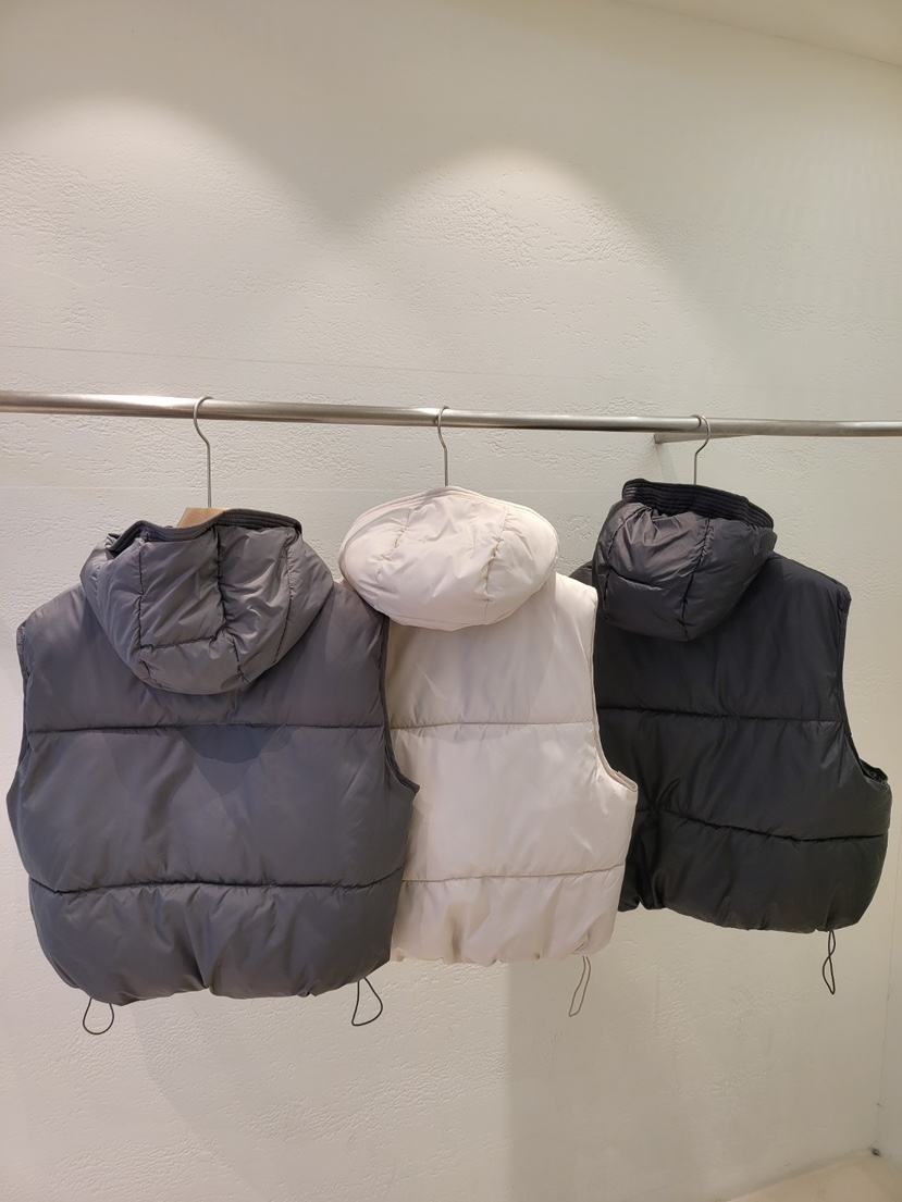 空東大門㊣代購女裝新品25秋冬時尚職業休閑人氣熱賣馬甲連帽THE OTHER馬甲