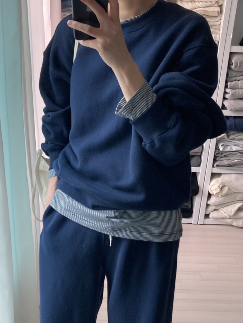 MYOS東大門㊣代購女裝新款時尚人氣25秋冬職業休閑長袖T恤條紋MYOS長袖T恤