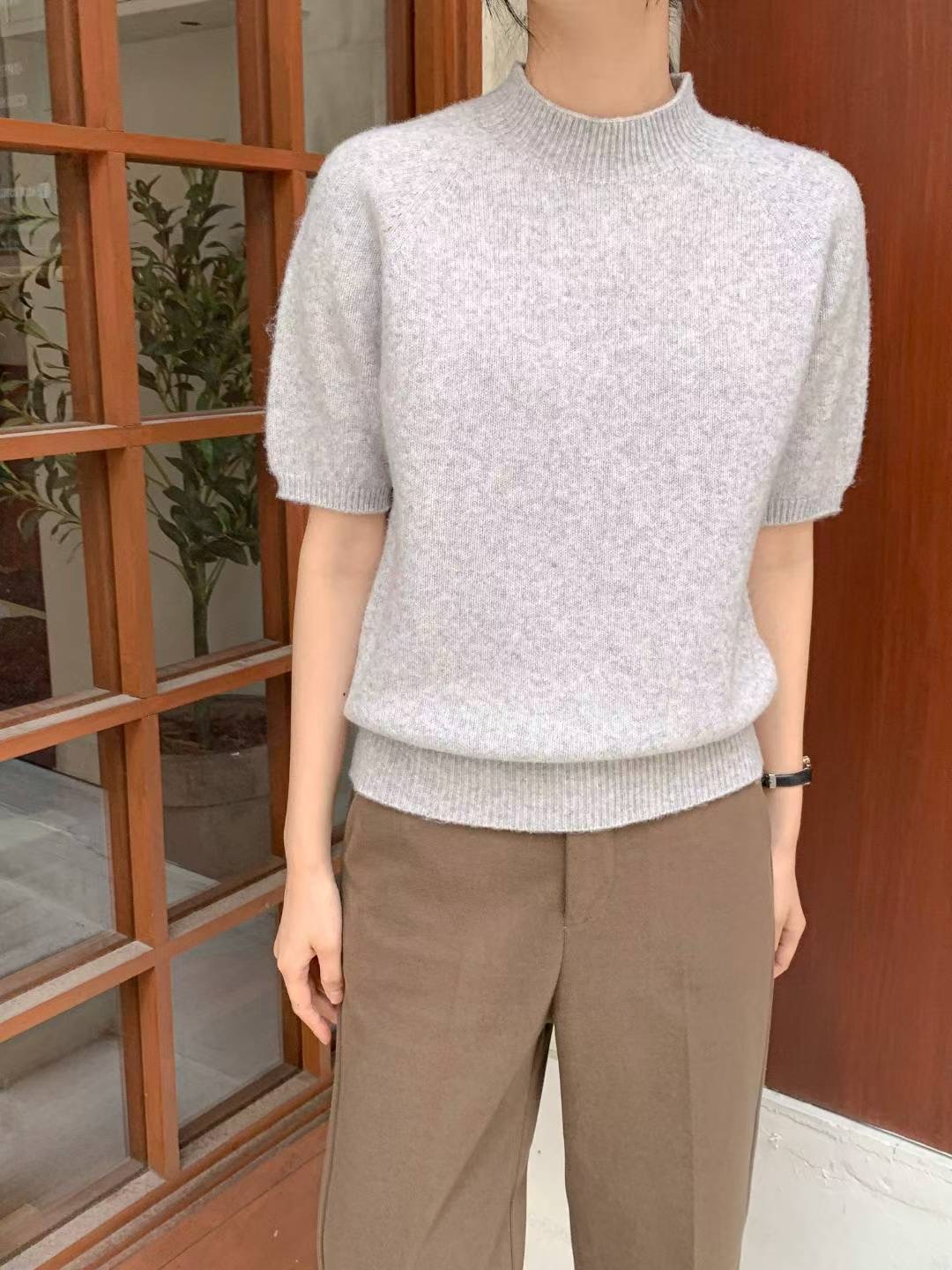 MUSTBE東大門㊣代購女裝新款25秋冬熱賣時尚人氣針織衫棉質MUSTBE針織衫圖色3