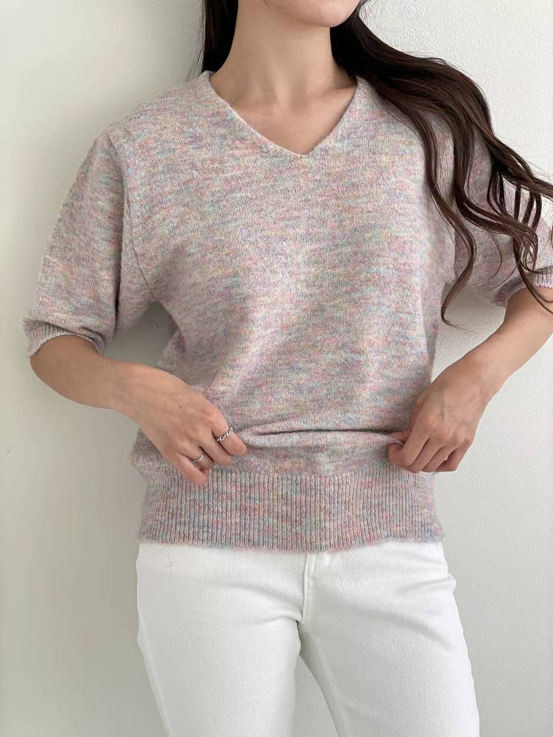MUSTBE東大門㊣代購女士新款職業休閑25秋冬熱賣針織衫羊絨MUSTBE針織衫圖色2