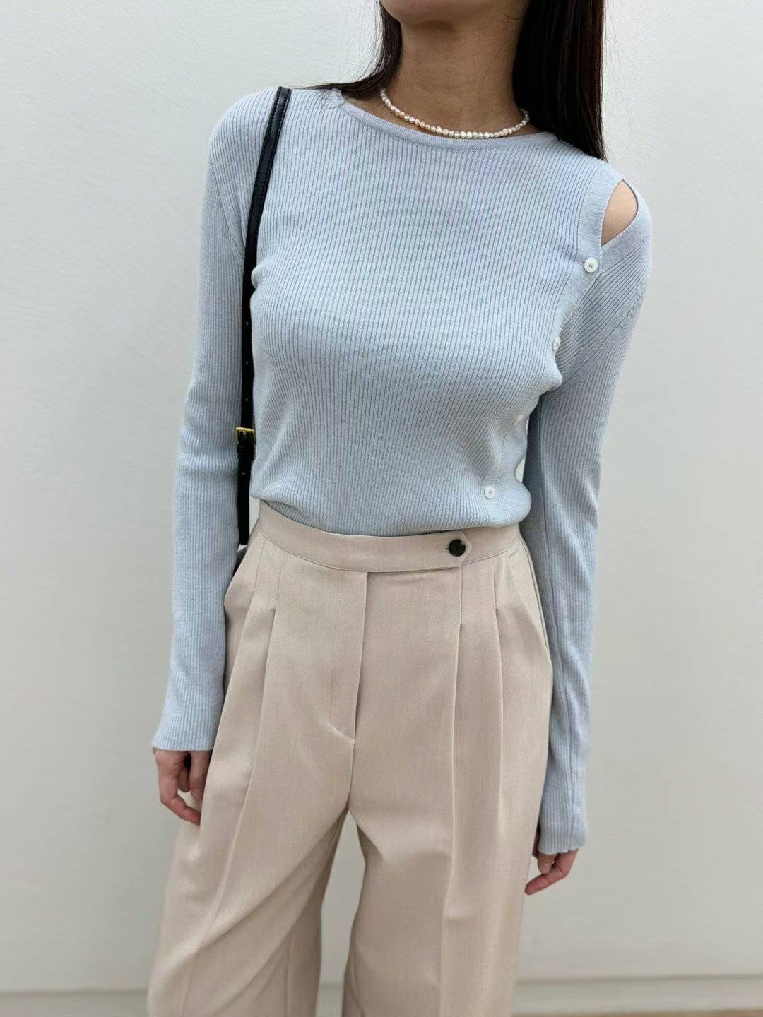 MOST東大門㊣直郵女裝新品休閑熱賣真品推薦職業針織衫柔軟MOST針織衫圖色2