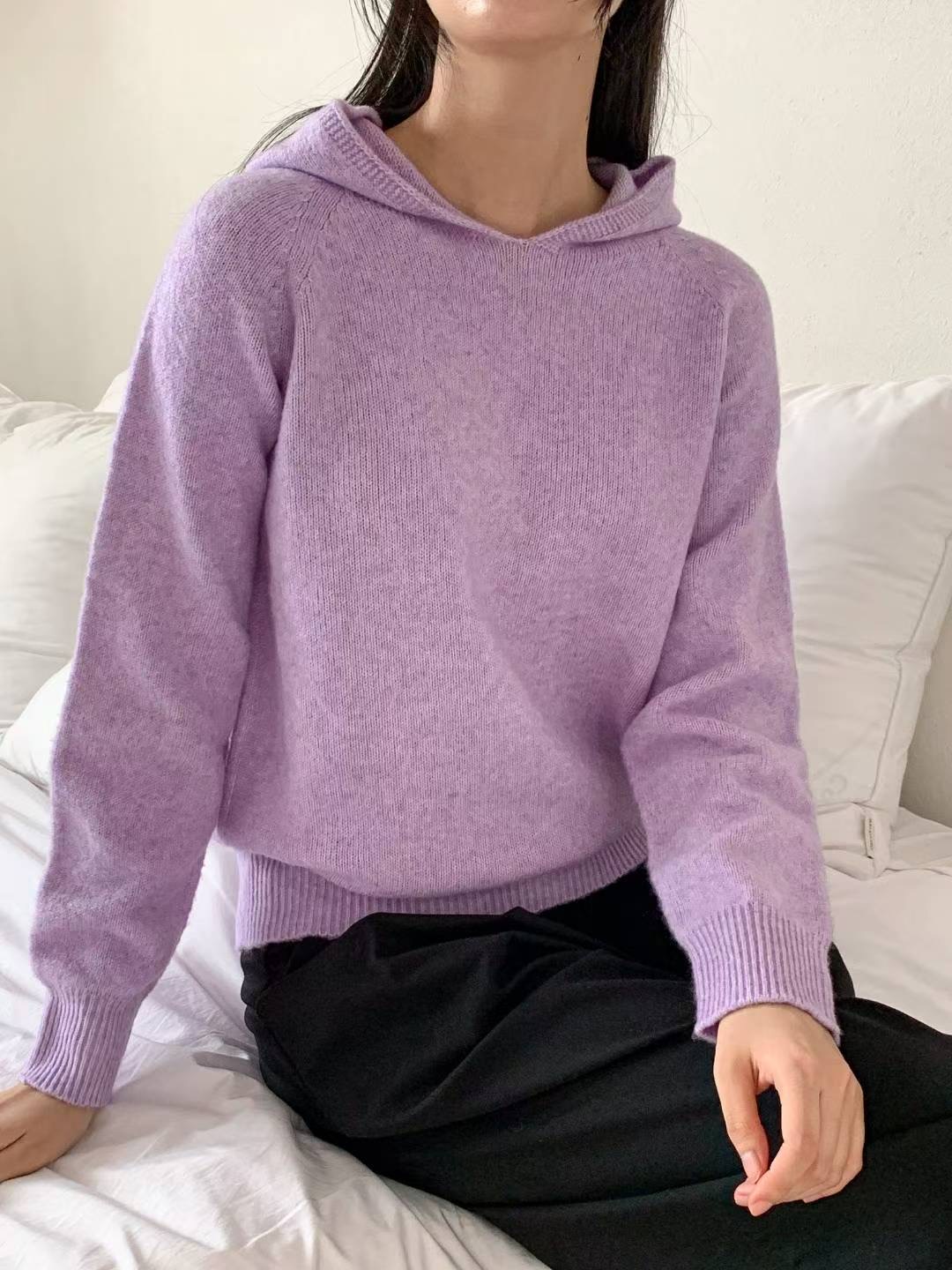 MUSTBE東大門㊣直郵女裝新品時尚25秋冬人氣休閑衛衣連帽衫MUSTBE衛衣圖色2