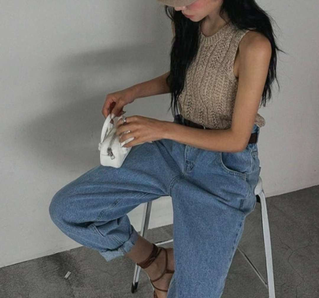 L@BOR-레이버-T東大門㊣直郵女裝新品人氣真品25秋冬牛仔褲L@BOR牛仔褲