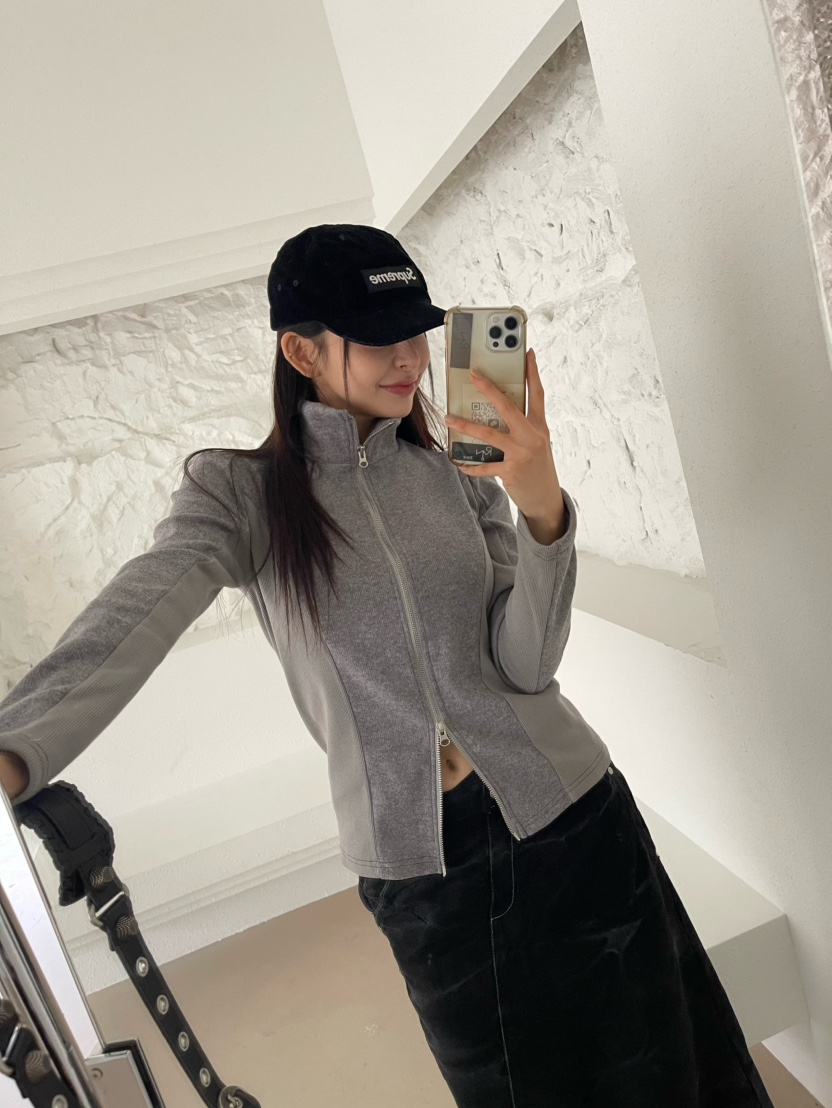 REIZ韓國代購㊣女裝新品人氣熱賣真品休閑職業時尚夾克羊毛REIZ夾克圖色2