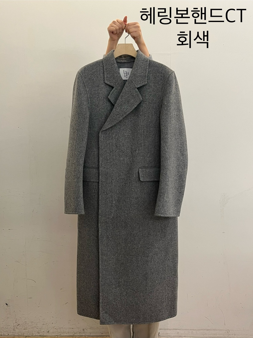 TAUPE東大門㊣實拍女士新款熱賣時尚人氣職業中長款大衣人字形TAUPE中長款大衣圖色1